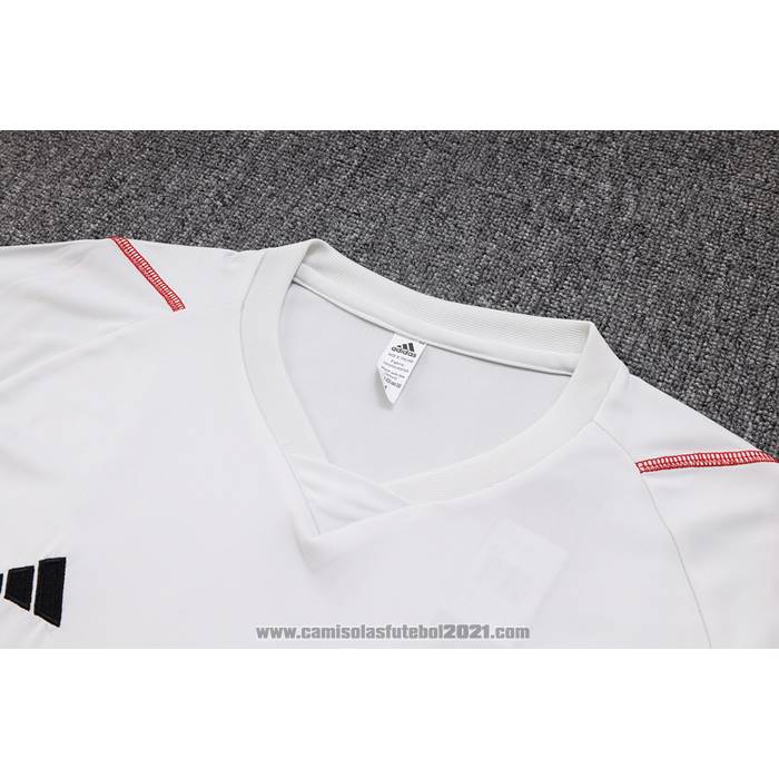 Fato de Treino Sao Paulo Manga Curta 2023-2024 Cinza - Calcas Curta